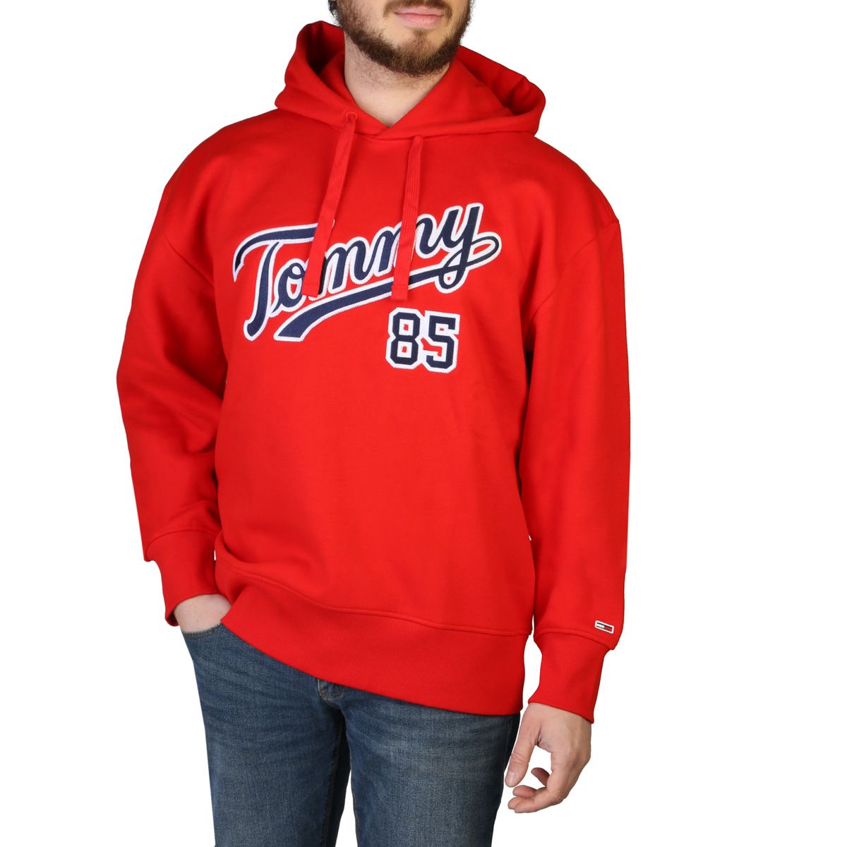 Tommy Hilfiger DM0DM15711 Cуитчър за Мъже Червен Tommy Hilfiger DM0DM15711 Cуитчър за Мъже Червен