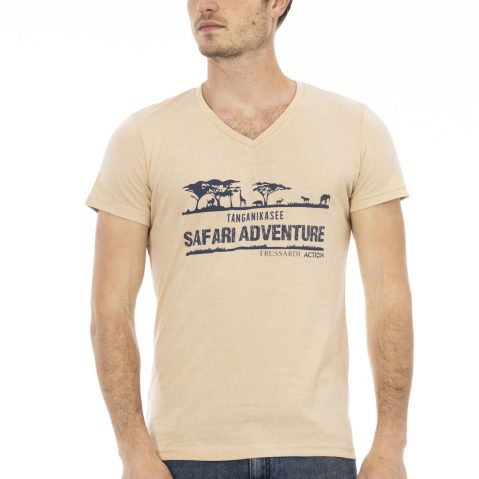 Trussardi Action 2AT04_V тениска за Мъже Kафяв