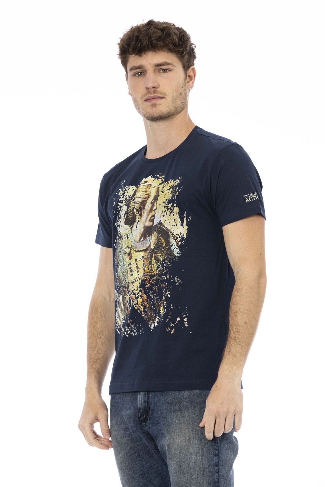 Trussardi Action 2AT08 тениска за Мъже Син Trussardi Action 2AT08 тениска за Мъже Син