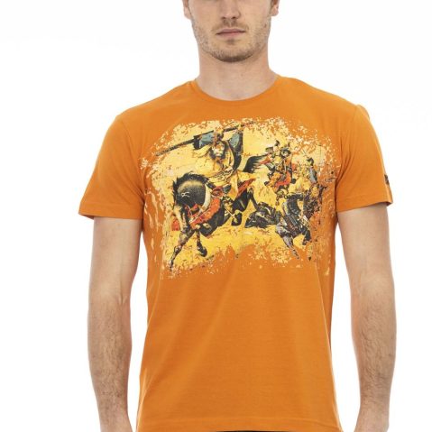 Trussardi Action 2AT09 тениска за Мъже Oранжев