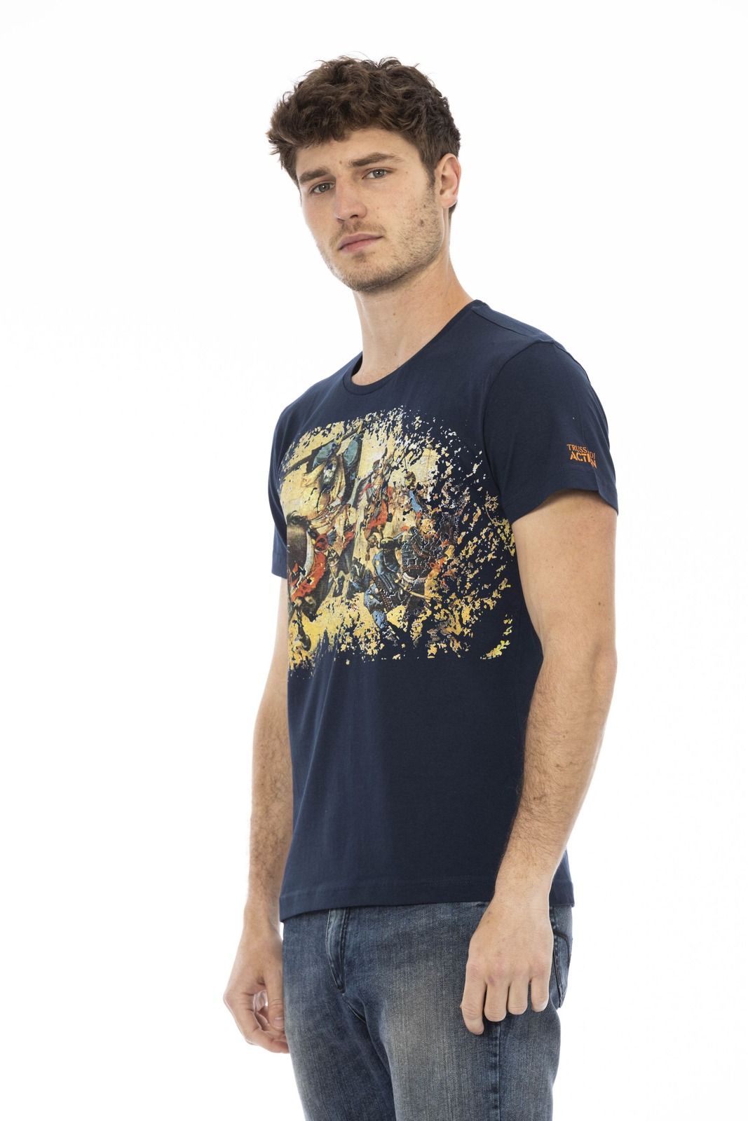 Trussardi Action 2AT09 тениска за Мъже Син Trussardi Action 2AT09 тениска за Мъже Син