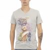 Trussardi Action 2AT106 тениска за Мъже Cив