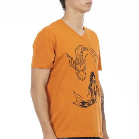 Trussardi Action 2AT112 тениска за Мъже Oранжев