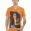 Trussardi Action 2AT121 тениска за Мъже Oранжев