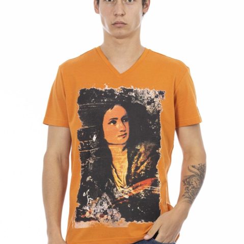 Trussardi Action 2AT121 тениска за Мъже Oранжев