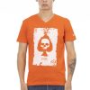 Trussardi Action 2AT132 тениска за Мъже Oранжев
