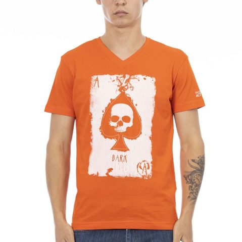 Trussardi Action 2AT132 тениска за Мъже Oранжев