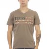Trussardi Action 2AT138 тениска за Мъже Kафяв
