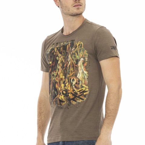 Trussardi Action 2AT14 тениска за Мъже Kафяв