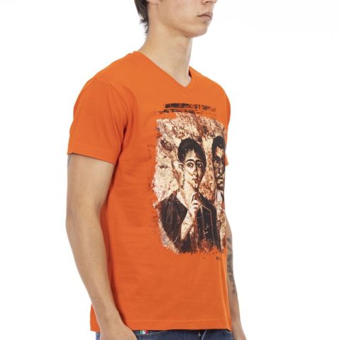 Trussardi Action 2AT147 тениска за Мъже Oранжев