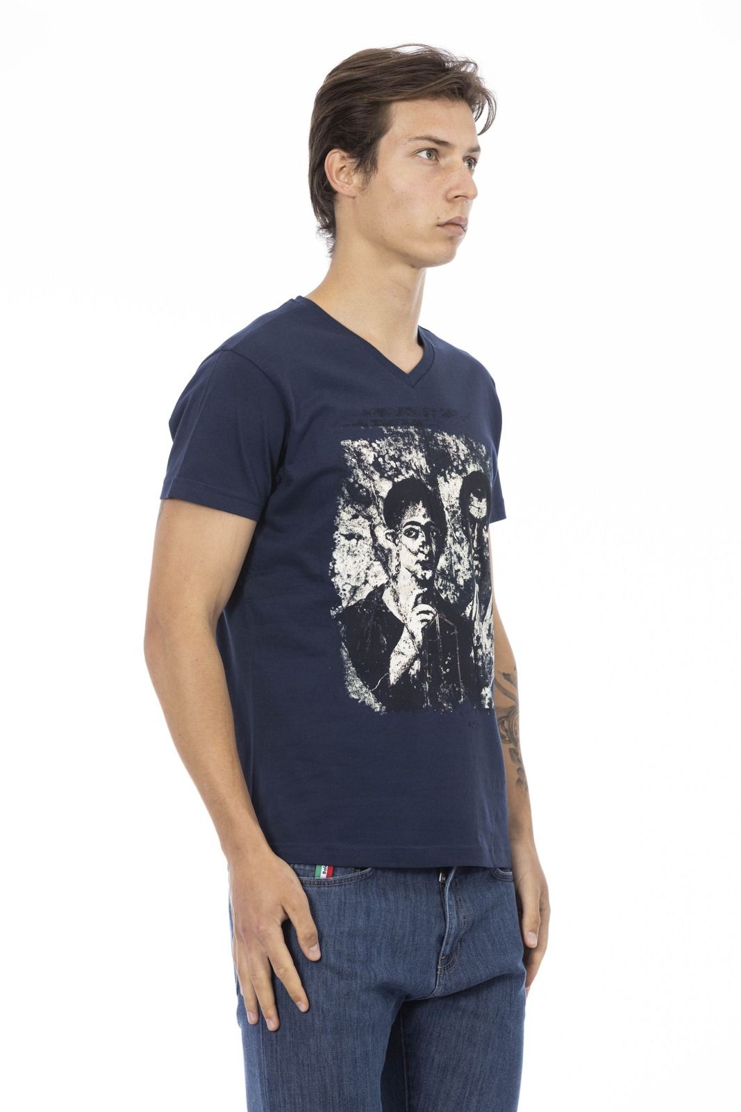 Trussardi Action 2AT147 тениска за Мъже Син Trussardi Action 2AT147 тениска за Мъже Син