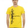 Trussardi Action 2AT15 тениска за Мъже Жълт