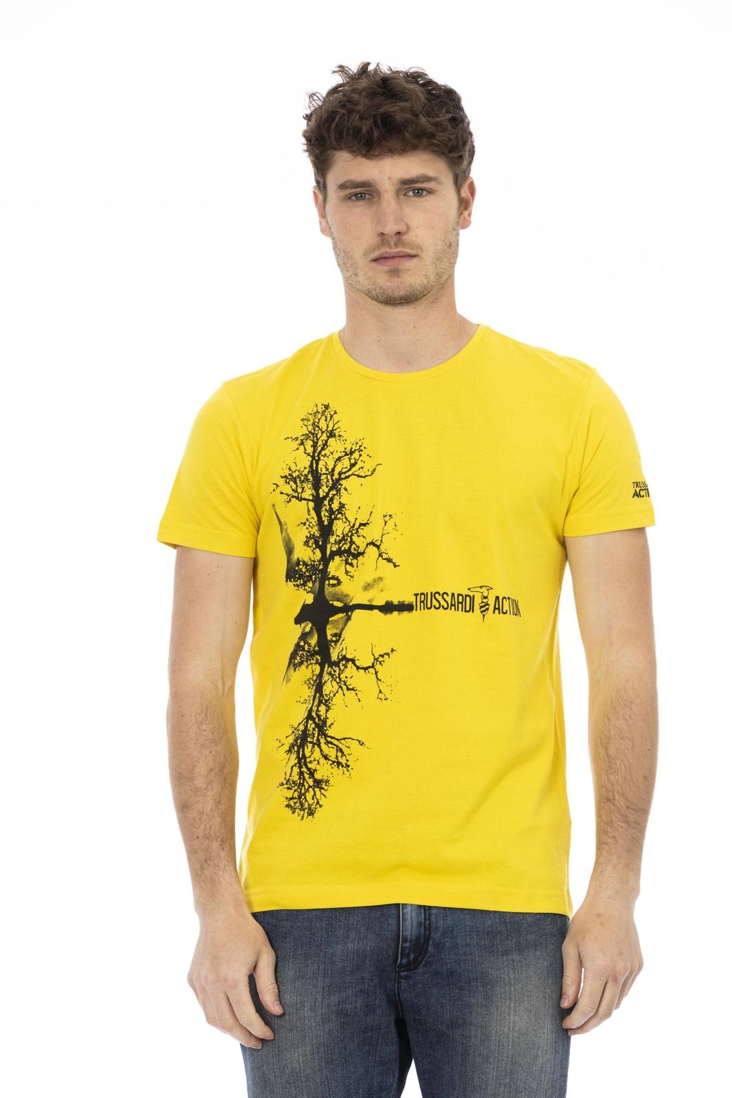 Trussardi Action 2AT15 тениска за Мъже Жълт Trussardi Action 2AT15 тениска за Мъже Жълт