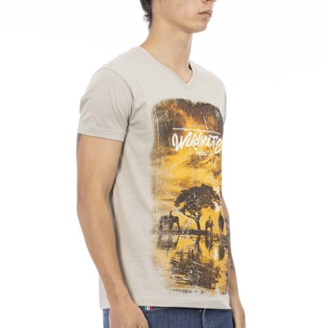 Trussardi Action 2AT152 тениска за Мъже Kафяв