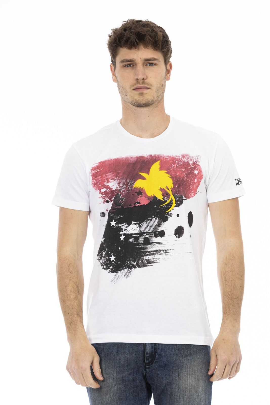 Trussardi Action 2AT16 тениска за Мъже бял Trussardi Action 2AT16 тениска за Мъже бял