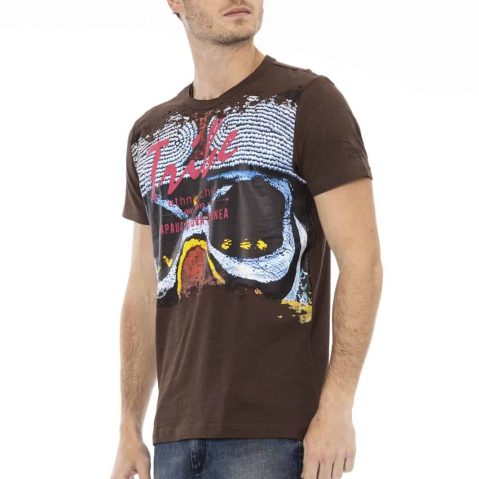Trussardi Action 2AT18 тениска за Мъже Kафяв