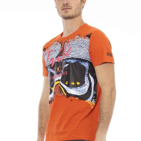 Trussardi Action 2AT18 тениска за Мъже Oранжев