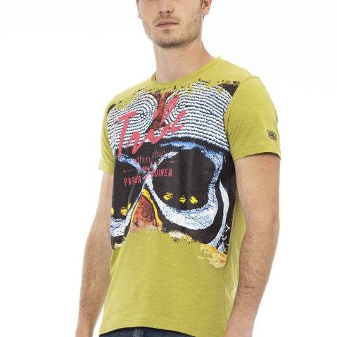 Trussardi Action 2AT18 тениска за Мъже Зелен