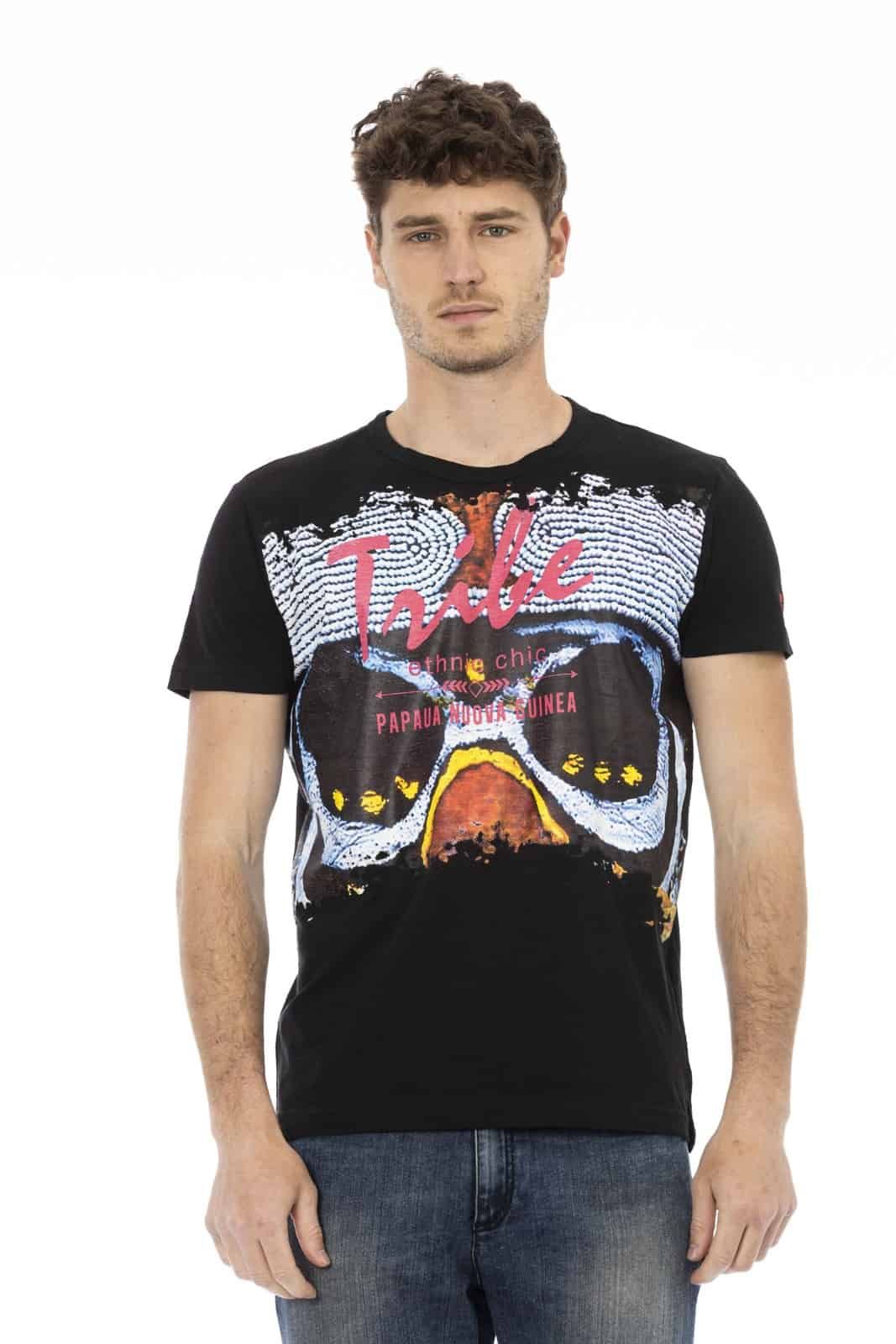 Trussardi Action 2AT18 тениска за Мъже Черно Trussardi Action 2AT18 тениска за Мъже Черно