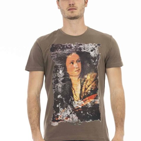 Trussardi Action 2AT21 тениска за Мъже Kафяв