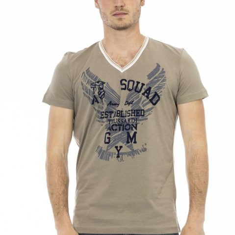 Trussardi Action 2AT21A тениска за Мъже Зелен