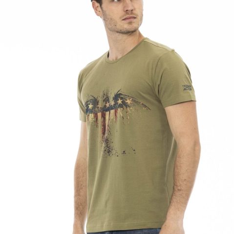 Trussardi Action 2AT24 тениска за Мъже Зелен