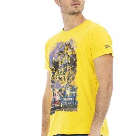 Trussardi Action 2AT26 тениска за Мъже Жълт