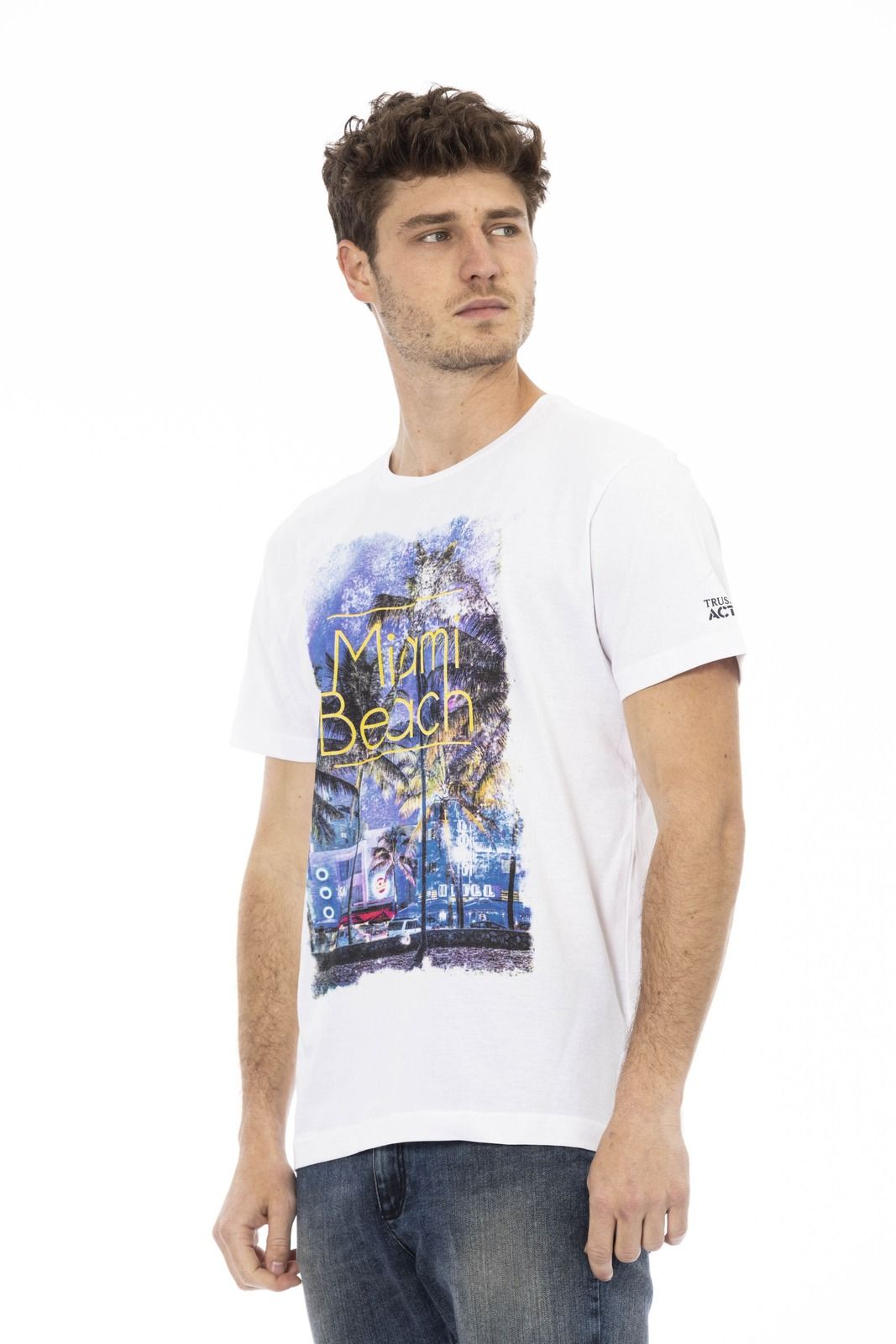 Trussardi Action 2AT26 тениска за Мъже бял Trussardi Action 2AT26 тениска за Мъже бял