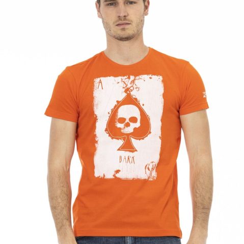 Trussardi Action 2AT32 тениска за Мъже Oранжев