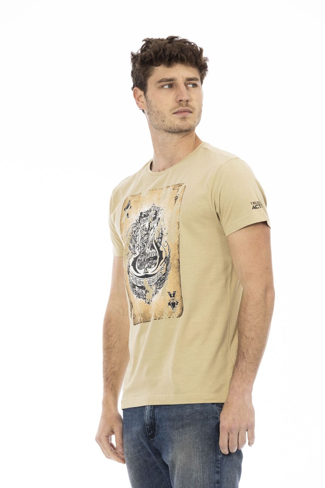 Trussardi Action 2AT33 тениска за Мъже Kафяв Trussardi Action 2AT33 тениска за Мъже Kафяв