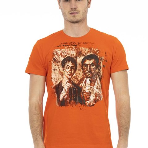 Trussardi Action 2AT47 тениска за Мъже Oранжев